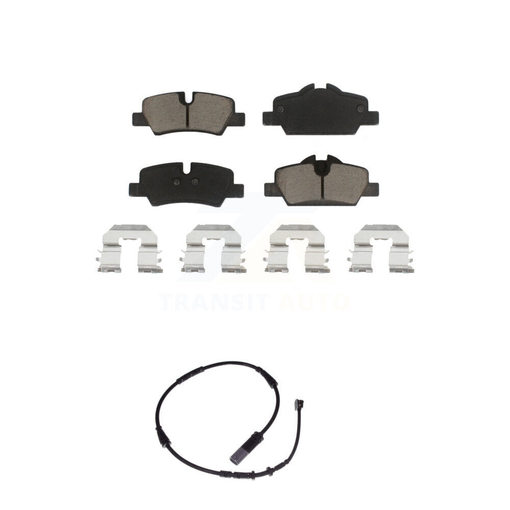 Ceramic Disc Brake Pads And Wear Sensors Rear Kit For Mini Cooper