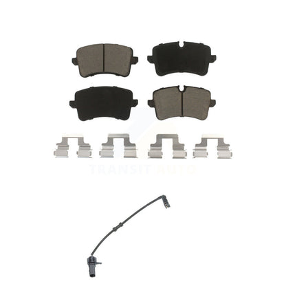Ceramic Disc Brake Pad Wear Sensor Rear Kit For Audi A8 Quattro with 356mm Rotor