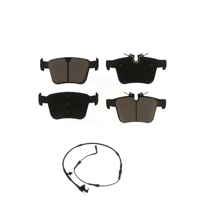 Ceramic Disc Brake Pads And Wear Sensors Rear Kit For Jaguar XE XF