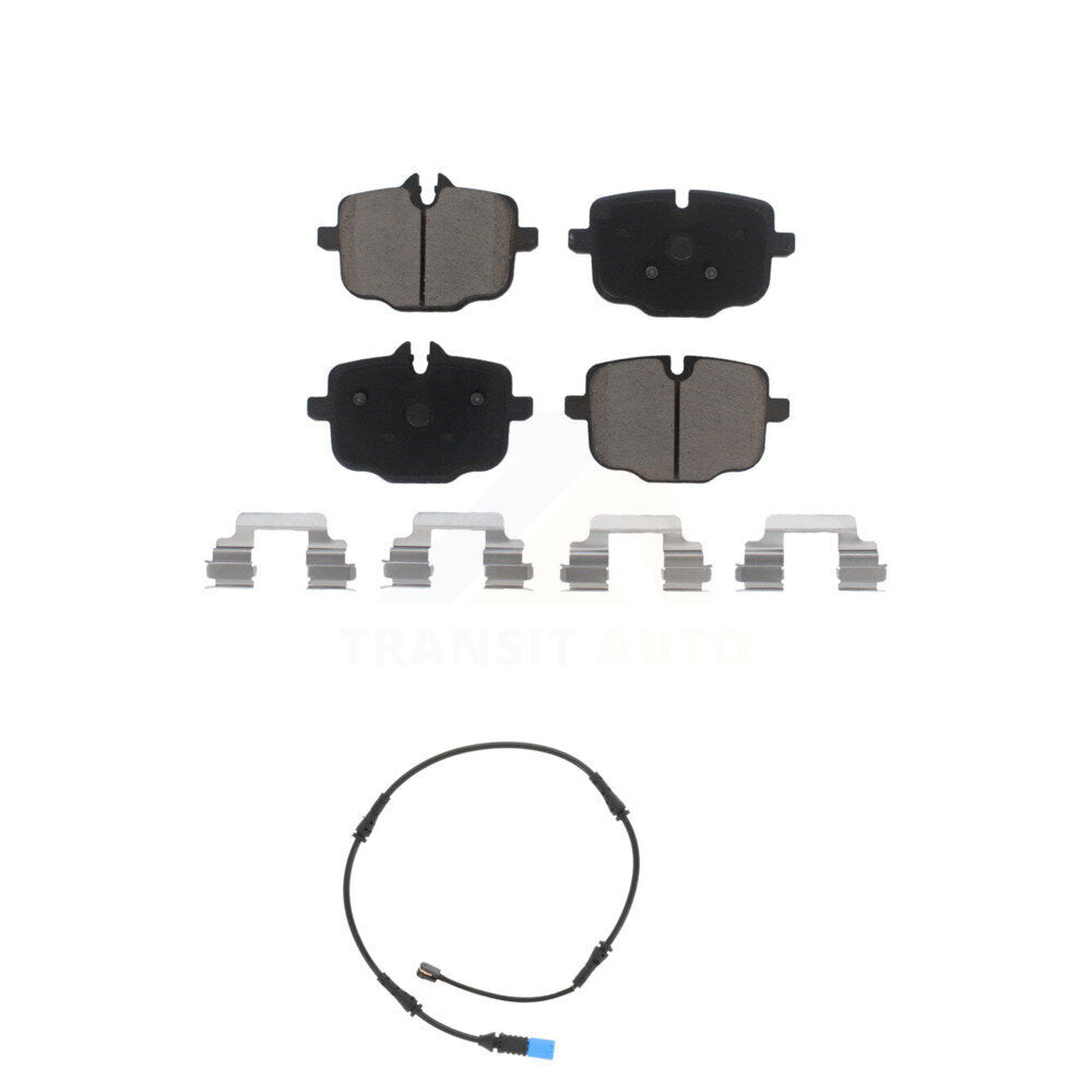 Ceramic Disc Brake Pads And Wear Sensors Rear Kit For BMW X5 X7 X6