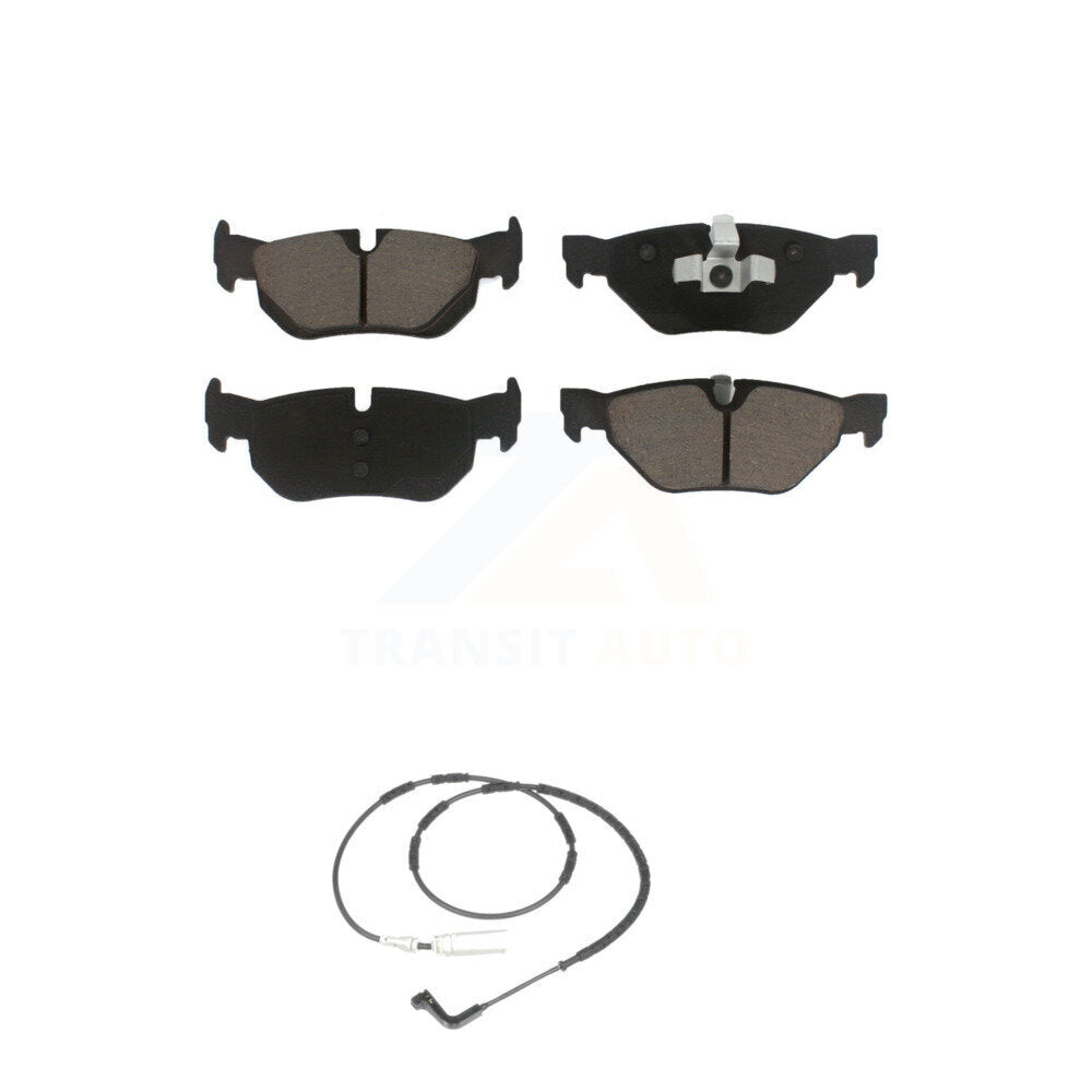 Ceramic Brake Pads Wear Sensor Rear Kit For BMW 323i 328i 128i xDrive 328xi 325i