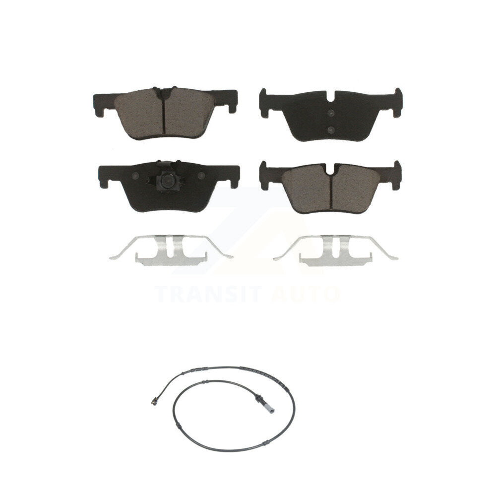 Ceramic Brake Pad & Wear Sensor Rear Kit For BMW 328i xDrive 330i 320i 428i 328d