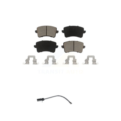Ceramic Disc Brake Pads And Wear Sensors Rear Kit For 2015 Audi Q5
