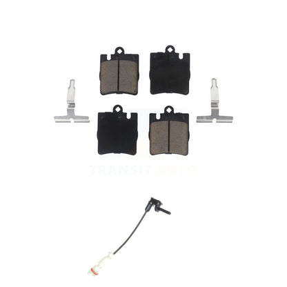 Ceramic Disc Brake Pad & Wear Sensor Rear Kit For Mercedes-Benz E320 CLK320 E430