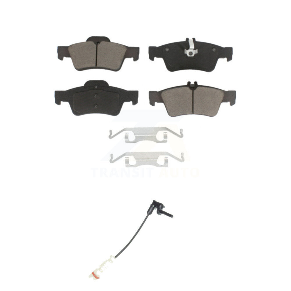 Ceramic Brake Pad Wear Sensor Rear Kit For 03 Mercedes-Benz E320 Sedan with 3.2L