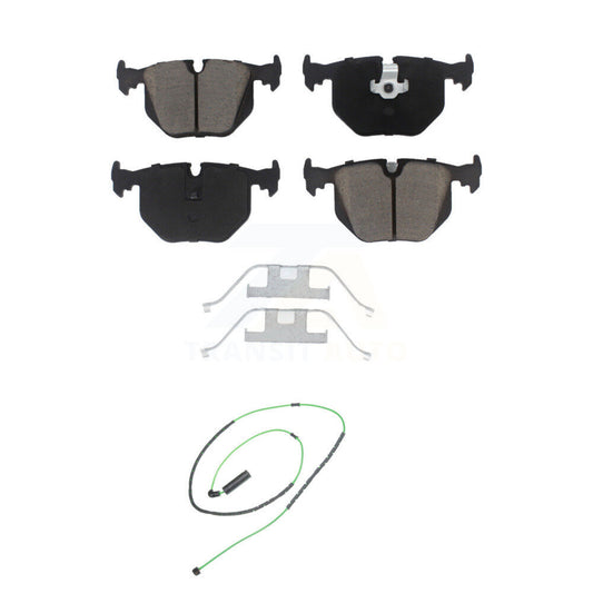 Ceramic Disc Brake Pads And Wear Sensors Rear Kit For 2001-2006 BMW M3 3.2L
