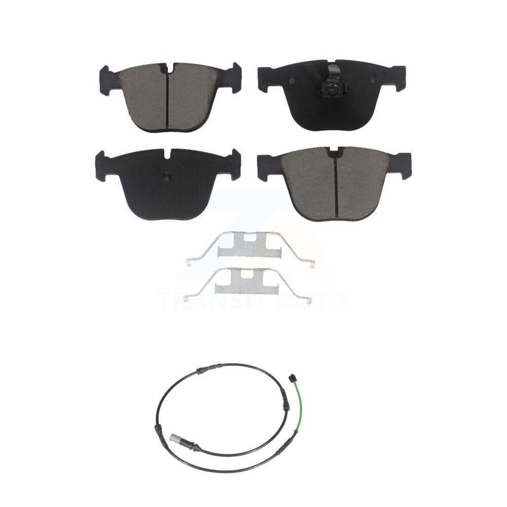 Ceramic Disc Brake Pads And Wear Sensors Rear Kit For BMW 535i GT xDrive 550i