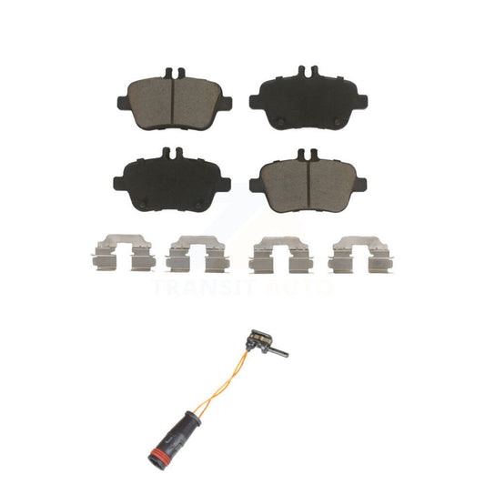 Ceramic Disc Brake Pads And Wear Sensors Rear Kit For Mercedes-Benz SLK350