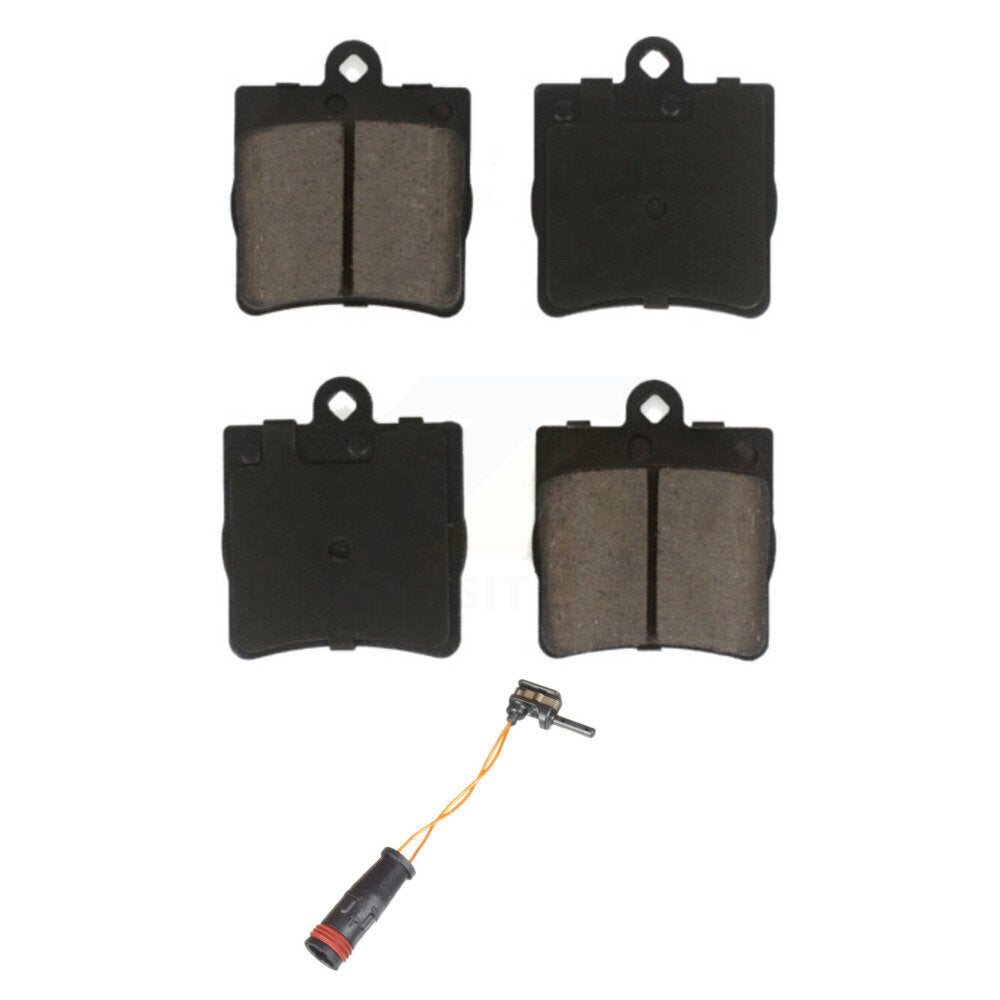 Ceramic Disc Brake Pads And Wear Sensors Rear Kit For Mercedes-Benz C230 C240