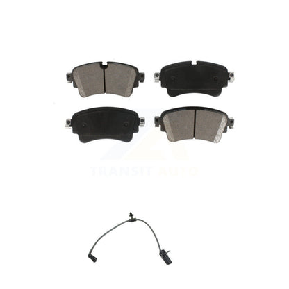 Ceramic Brake Pads & Wear Sensor Rear Kit For Audi A4 Quattro A5 Sportback S5 S4