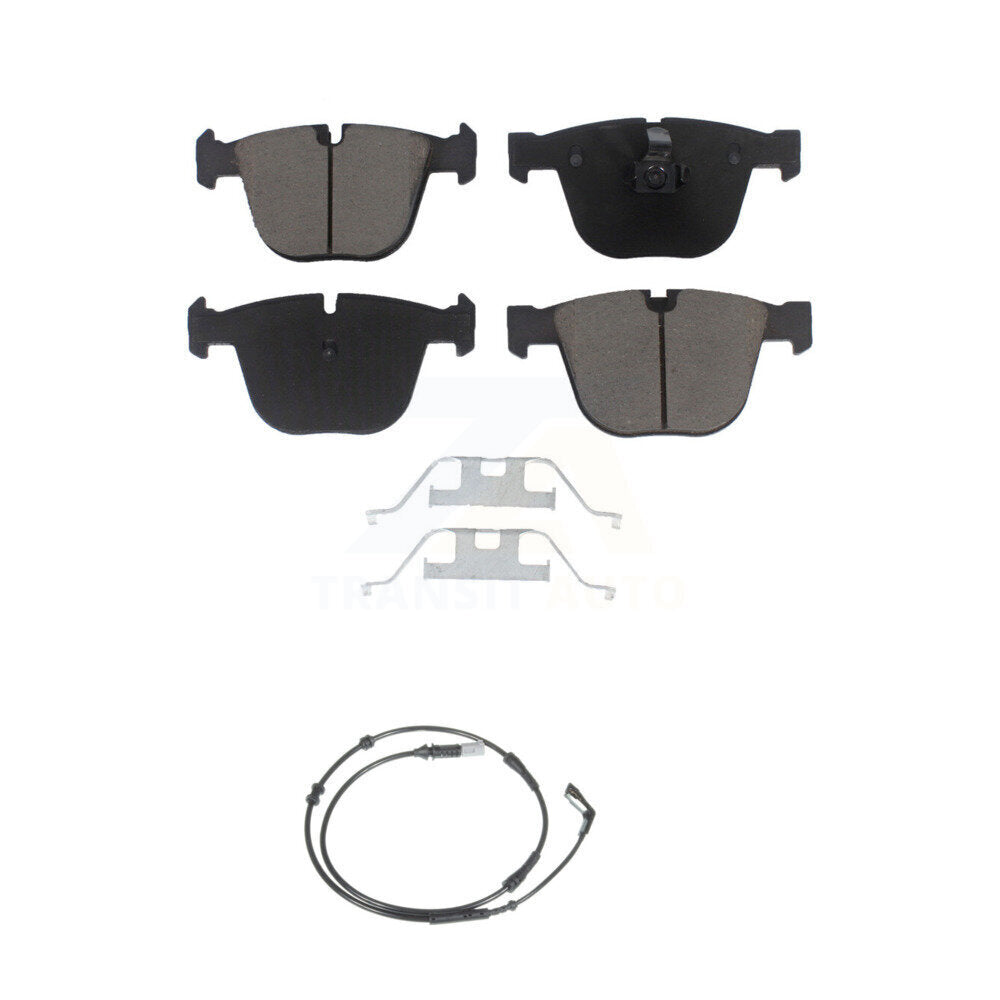 Ceramic Disc Brake Pads And Wear Sensors Rear Kit For BMW 750i 750Li