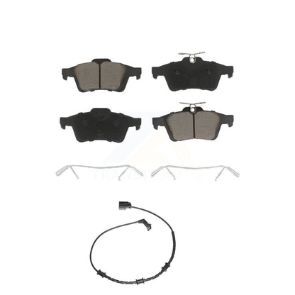 Ceramic Disc Brake Pads And Wear Sensors Rear Kit For Jaguar XF XJ XK XKR