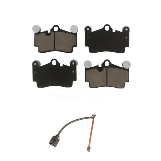 Ceramic Brake Pads & Wear Sensor Rear Kit For Audi Q7 Porsche Cayenne Volkswagen