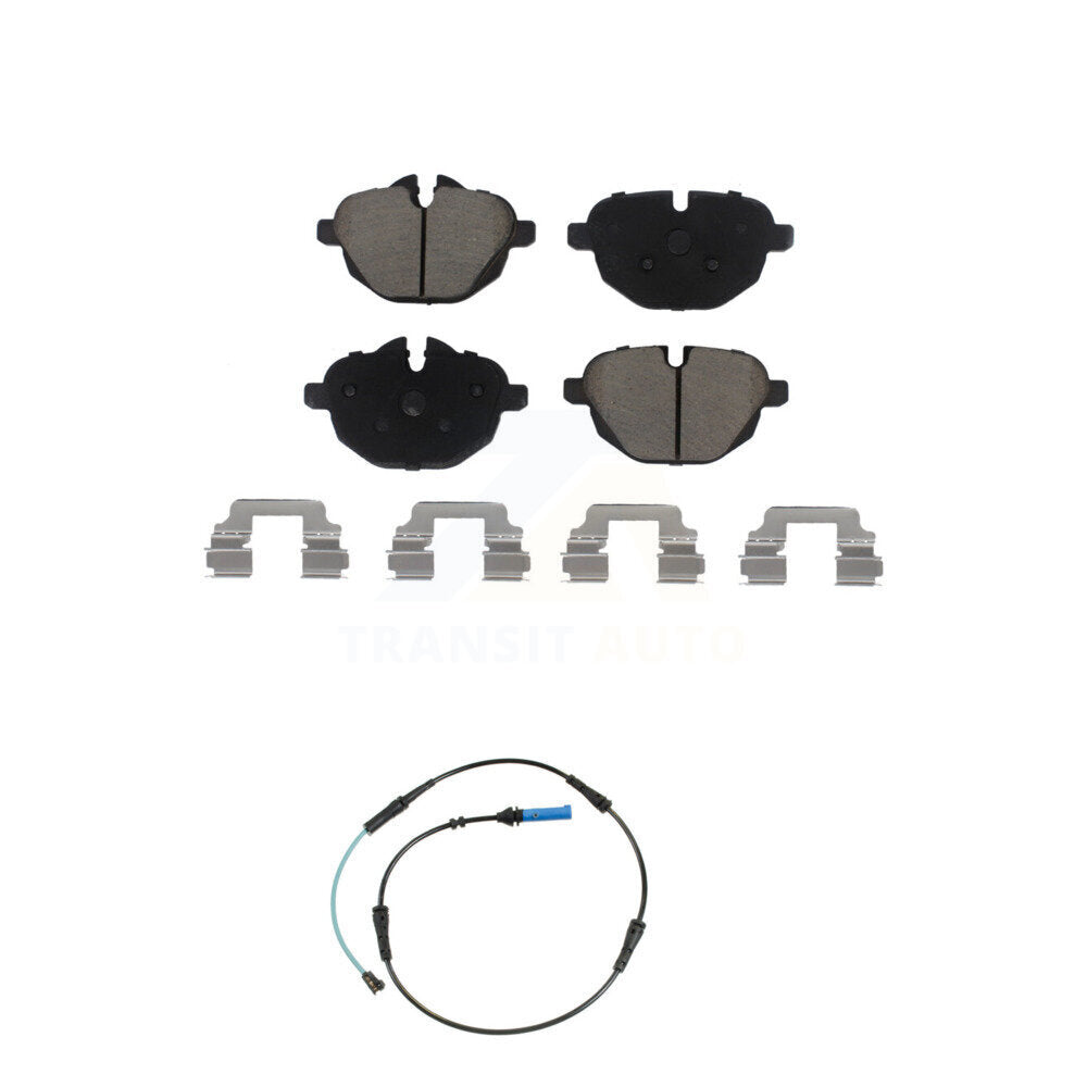 Ceramic Disc Brake Pads And Wear Sensors Rear Kit For BMW 530i xDrive 530e 540d