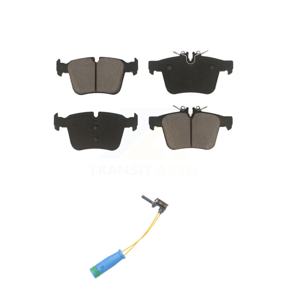 Ceramic Disc Brake Pads & Wear Sensor Rear Kit For Mercedes-Benz C300 C400 C350e