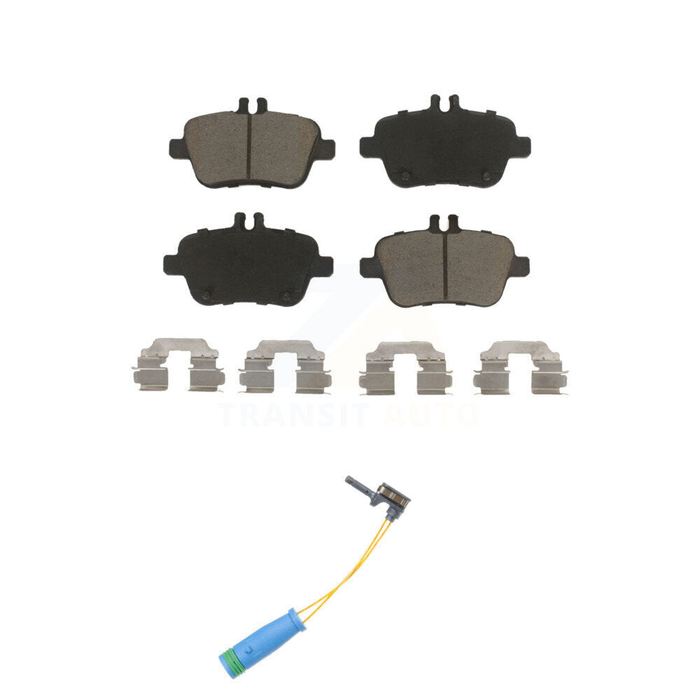 Ceramic Disc Brake Pad Wear Sensor Rear Kit For Mercedes-Benz CLA250 GLA250 2.0L