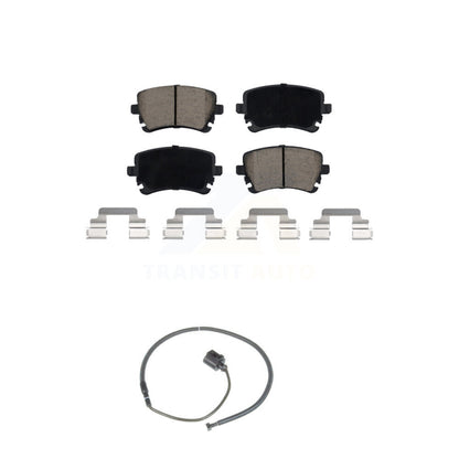 Ceramic Disc Brake Pads And Wear Sensors Rear Kit For Volkswagen Phaeton Audi S6
