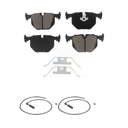 Ceramic Disc Brake Pads And Wear Sensors Rear Kit For 2004-2010 BMW X3