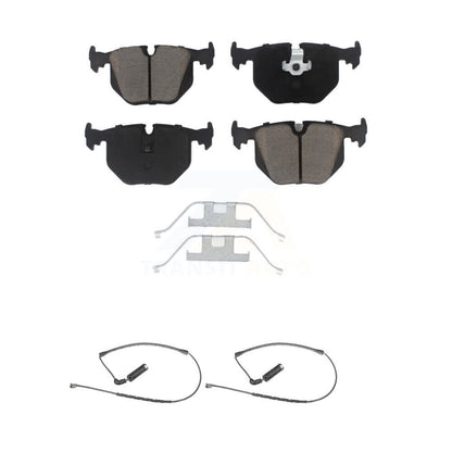 Ceramic Disc Brake Pads And Wear Sensors Rear Kit For 2000-2006 BMW X5