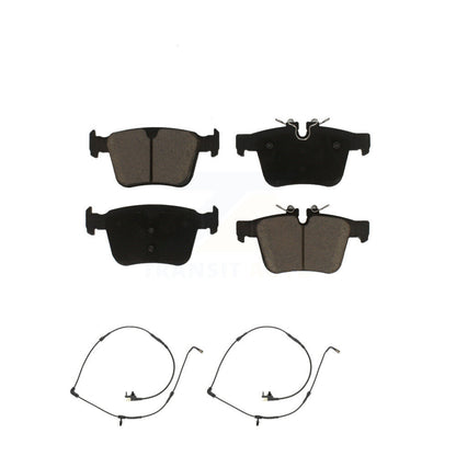Ceramic Disc Brake Pads And Wear Sensors Rear Kit For Land Rover Range Evoque