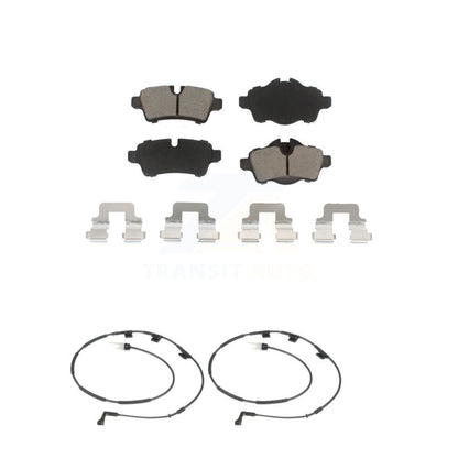 Ceramic Disc Brake Pads And Wear Sensors Rear Kit For Mini Cooper