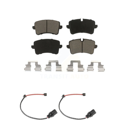 Ceramic Disc Brake Pads And Wear Sensors Rear Kit For Porsche Macan Audi A6