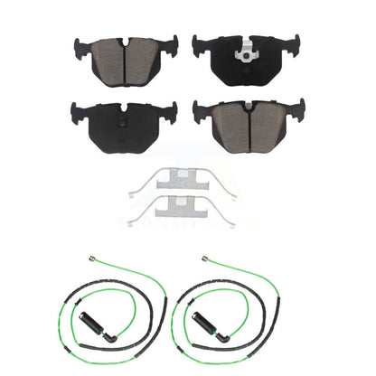 Ceramic Brake Pad & Wear Sensor Rear Kit For BMW Z4 M Roadster Coupe with 3.2L