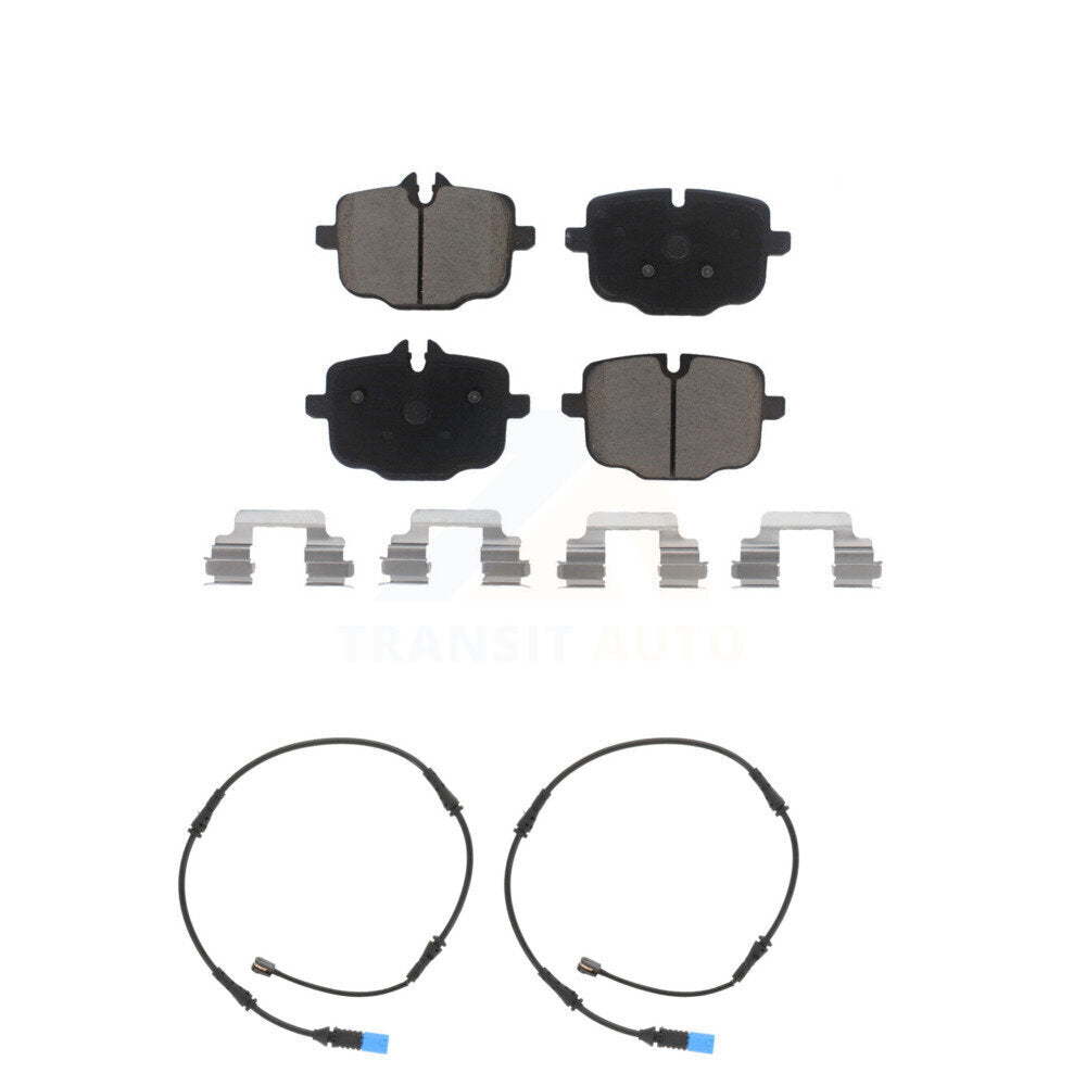 Ceramic Disc Brake Pads And Wear Sensors Rear Kit For BMW X5 X7 X6
