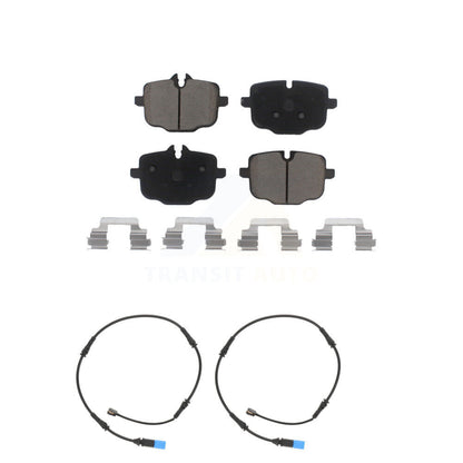 Ceramic Disc Brake Pads And Wear Sensors Rear Kit For BMW X5 X7 X6