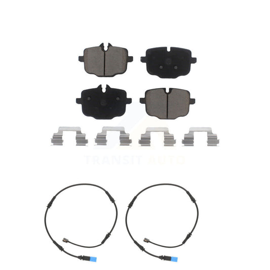 Ceramic Disc Brake Pads And Wear Sensors Rear Kit For BMW X5 X7 X6