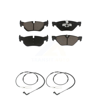 Ceramic Brake Pads Wear Sensor Rear Kit For BMW 323i 328i 128i xDrive 328xi 325i