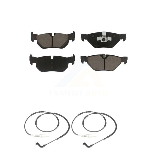 Ceramic Brake Pads Wear Sensor Rear Kit For BMW 323i 328i 128i xDrive 328xi 325i