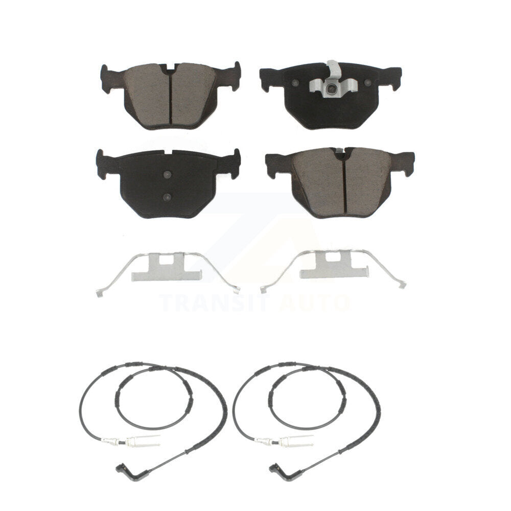 Ceramic Brake Pad Wear Sensor Rear Kit For BMW 335i xDrive 335xi 330i 330xi 335d