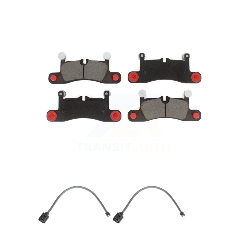 Ceramic Disc Brake Pad And Wear Sensor Rear Kit For Porsche Cayenne with Harness
