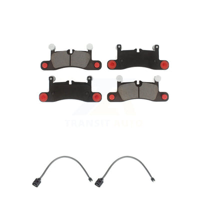 Ceramic Disc Brake Pad And Wear Sensor Rear Kit For Porsche Cayenne with Harness