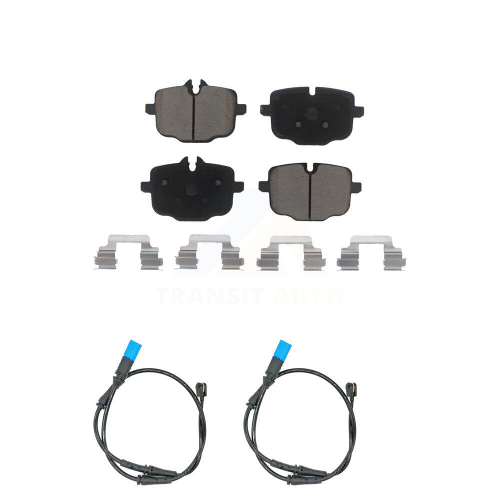 Ceramic Disc Brake Pads And Wear Sensors Rear Kit For BMW X3
