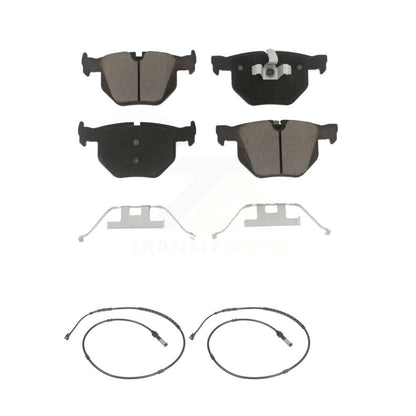 Ceramic Disc Brake Pads And Wear Sensors Rear Kit For BMW 335i xDrive