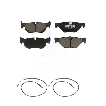Ceramic Disc Brake Pads And Wear Sensors Rear Kit For 2013 BMW 328i xDrive 3.0L