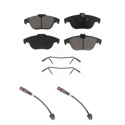 Ceramic Disc Brake Pads Wear Sensor Rear Kit For 2011 Mercedes-Benz C63 AMG 6.3L