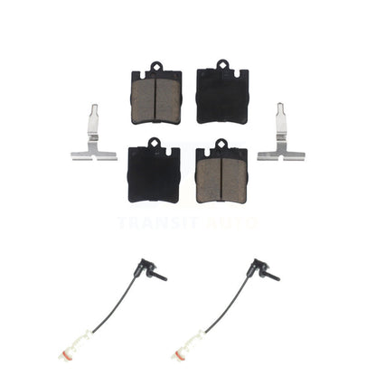 Ceramic Disc Brake Pad & Wear Sensor Rear Kit For Mercedes-Benz E320 CLK320 E430
