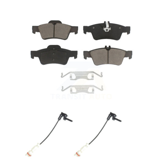 Ceramic Brake Pad Wear Sensor Rear Kit For 03 Mercedes-Benz E320 Sedan with 3.2L