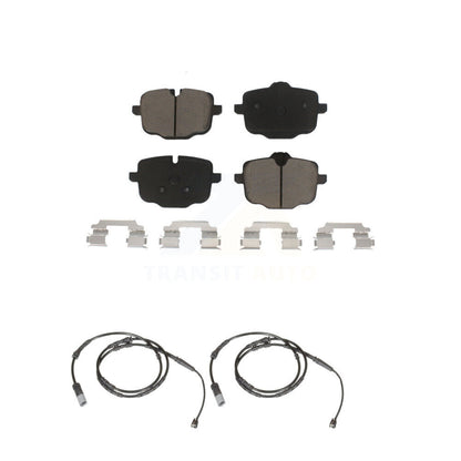 Ceramic Disc Brake Pads And Wear Sensors Rear Kit For 2012 BMW X3 From 10 11