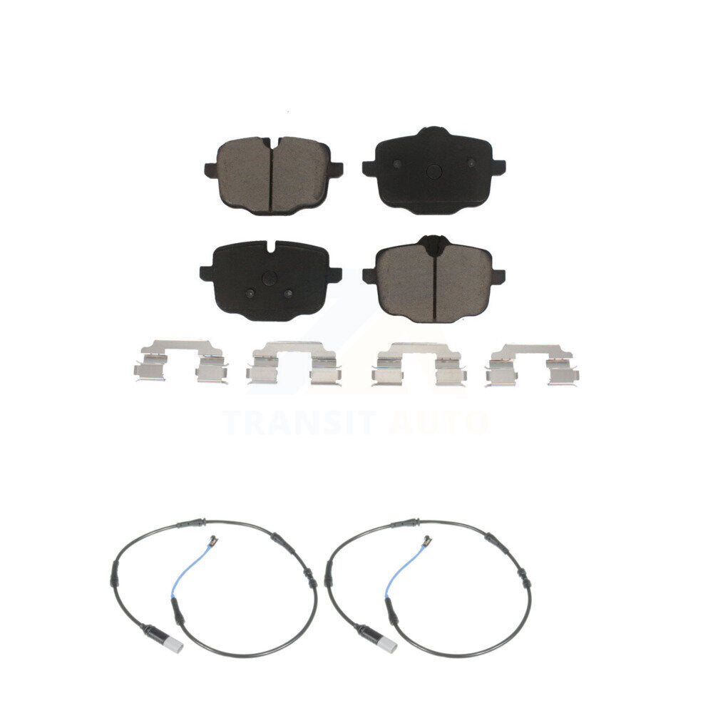 Ceramic Brake Pads Wear Sensor Rear Kit For BMW 550i xDrive 650i Gran Coupe 640i
