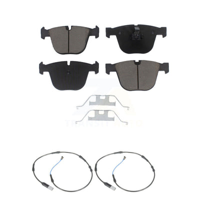 Ceramic Disc Brake Pads And Wear Sensors Rear Kit For 2009-2010 BMW 535i 3.0L
