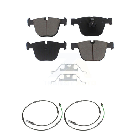 Ceramic Disc Brake Pads And Wear Sensors Rear Kit For BMW 535i GT xDrive 550i