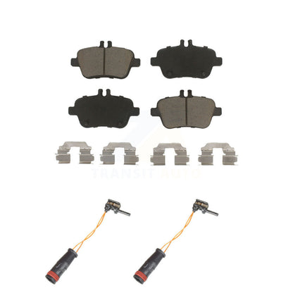 Ceramic Disc Brake Pads And Wear Sensors Rear Kit For Mercedes-Benz SLK350