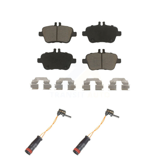 Ceramic Disc Brake Pads And Wear Sensors Rear Kit For Mercedes-Benz SLK350