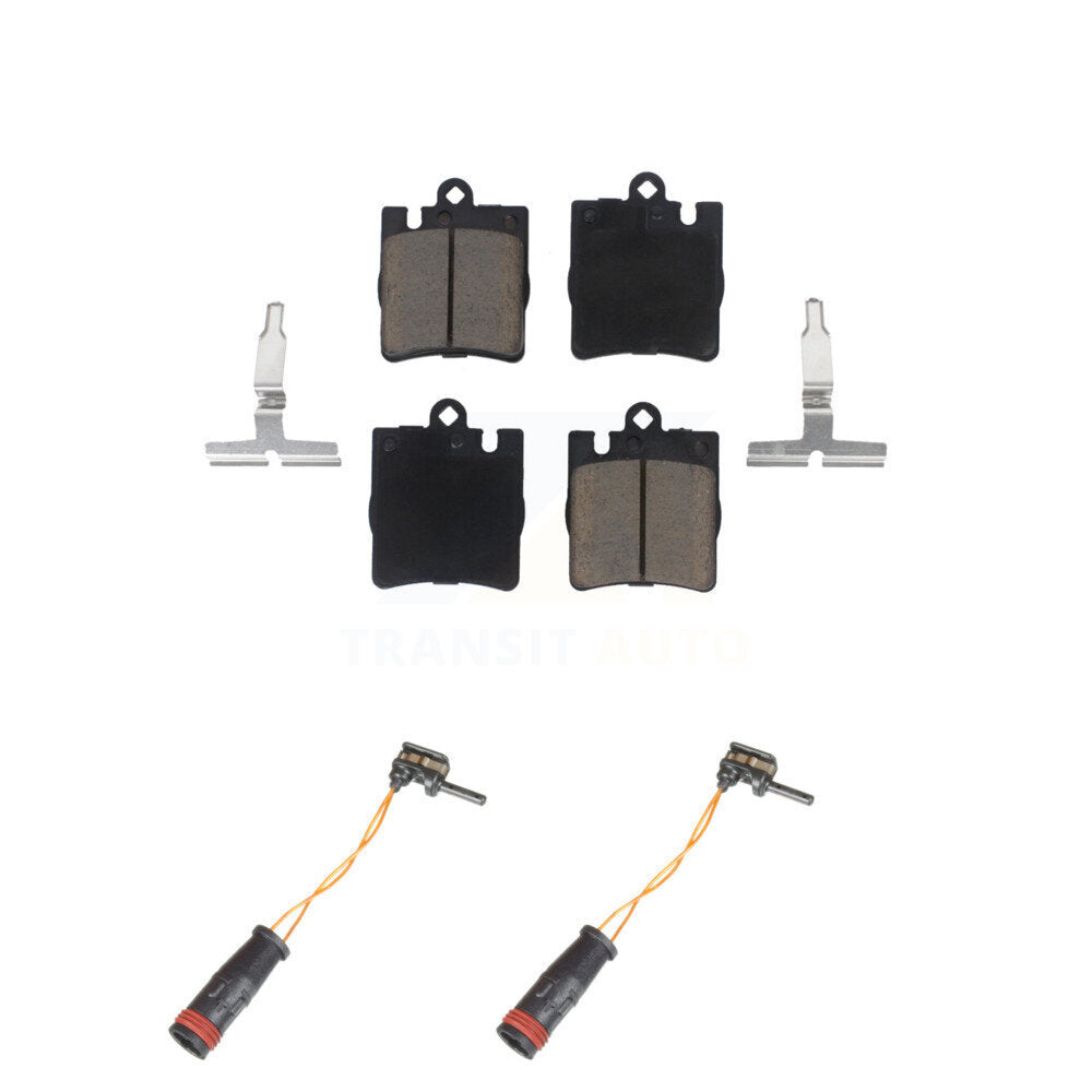 Ceramic Brake Pad Wear Sensor Rear Kit For Mercedes-Benz SLK350 C230 C280 CLK320