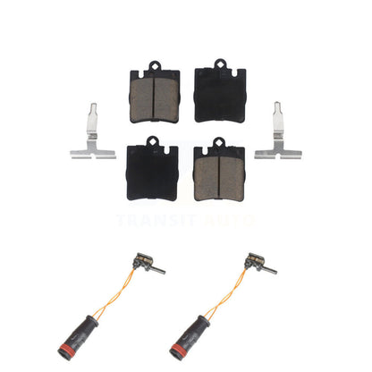 Ceramic Brake Pad Wear Sensor Rear Kit For Mercedes-Benz SLK350 C230 C280 CLK320