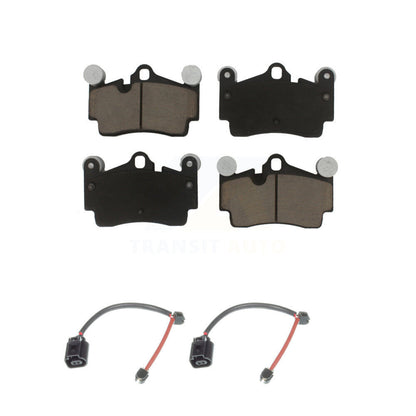 Ceramic Disc Brake Pads And Wear Sensors Rear Kit For Porsche Cayenne